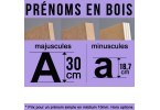 Prénoms bois (30 cm)
