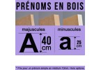 Prénoms bois (40 cm)