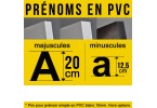 Prénoms PVC (20 cm)