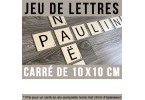 Jeu de lettres de 10cm