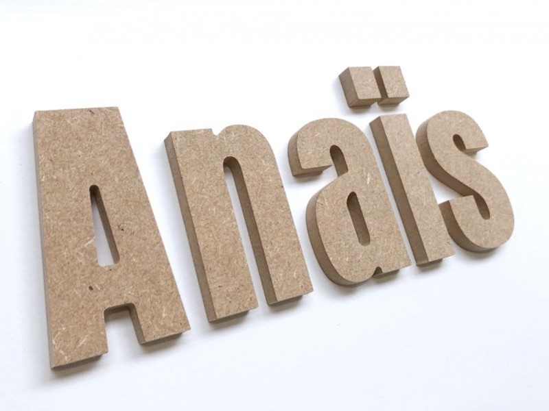 prenom deco lettre en bois