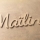 Lettres en bois prénom bois Mailine