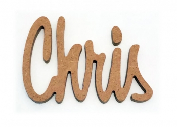 lettres en bois pour prénom Chris